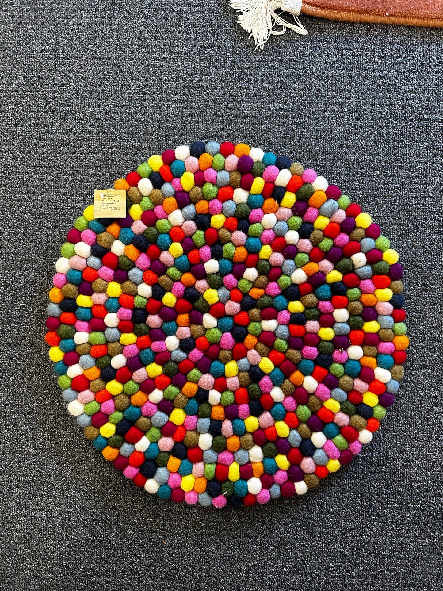 HANDMADE FELT BALL RUG