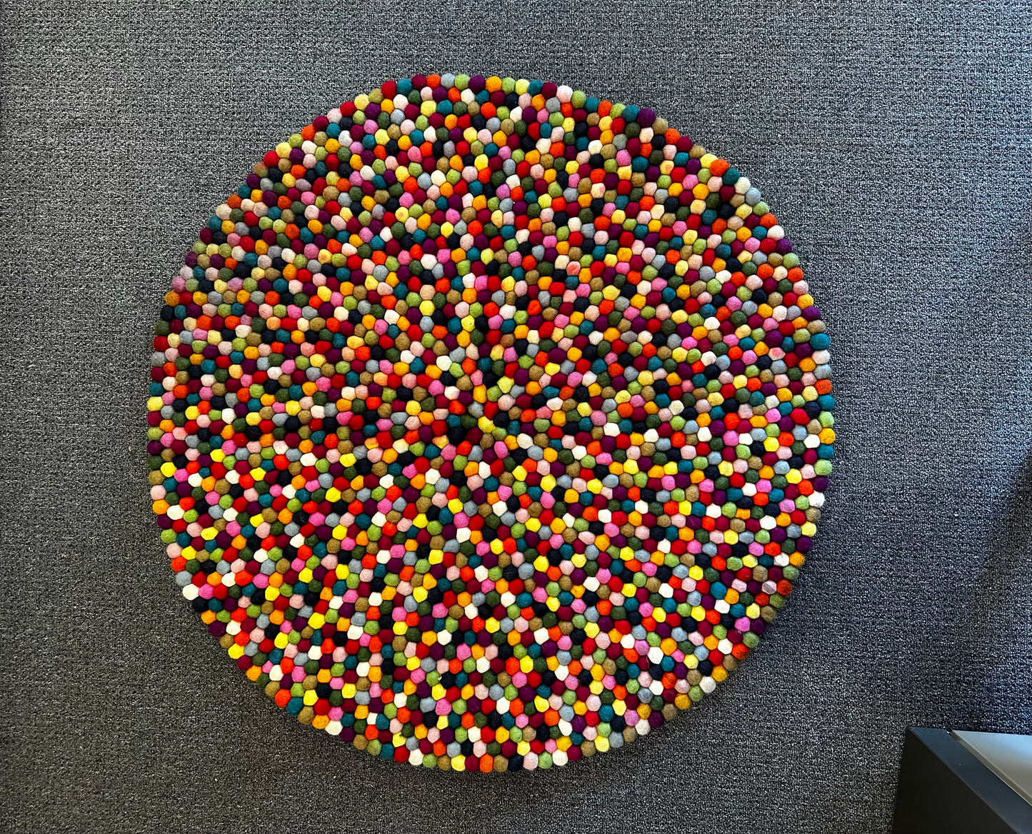 HANDMADE FELT BALL RUG